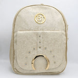 Girls Backpack 6574 - Golden, Kids, Kids Bags, Chase Value, Chase Value