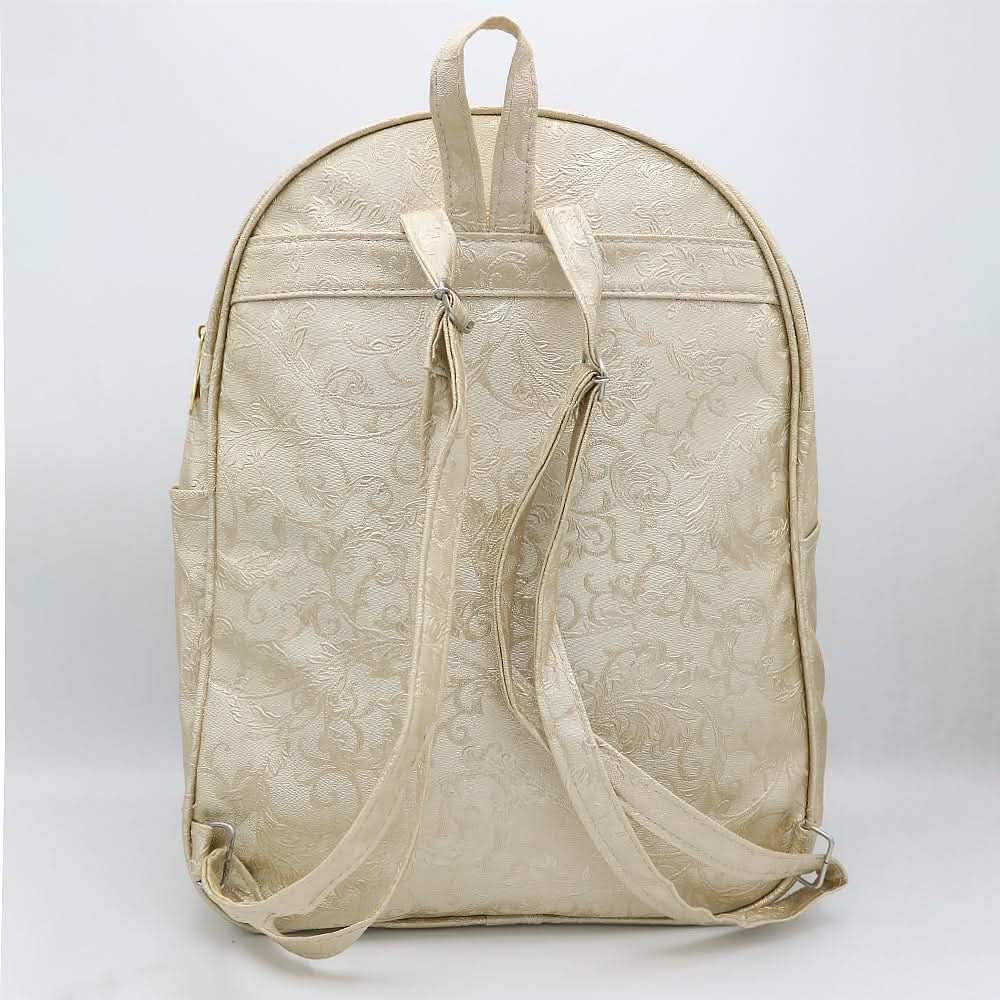 Girls Backpack 6574 - Golden, Kids, Kids Bags, Chase Value, Chase Value