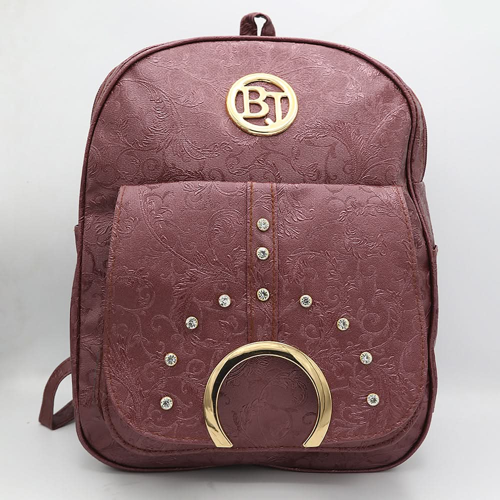 Girls Backpack 6574 - Maroon, Kids, Kids Bags, Chase Value, Chase Value