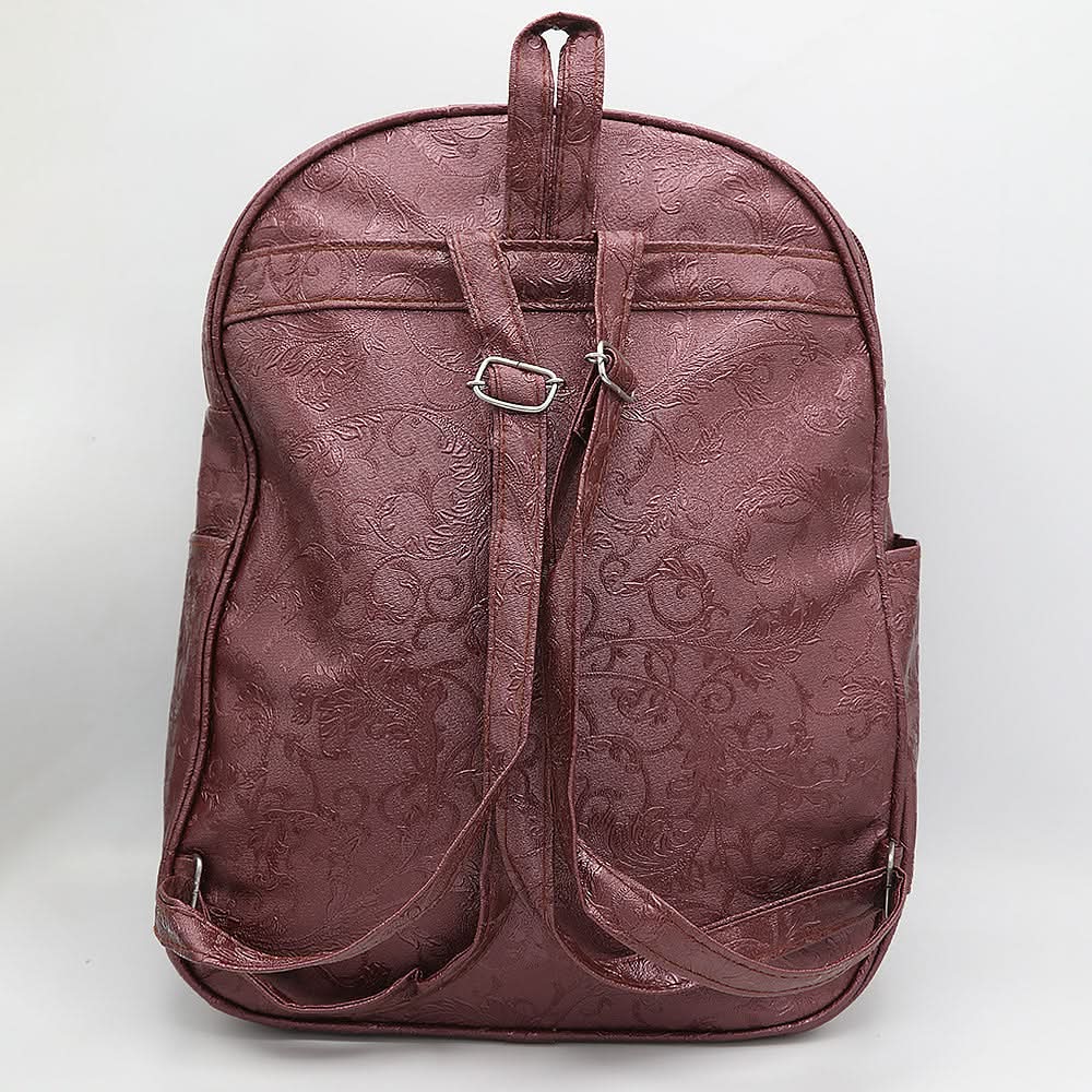 Girls Backpack 6574 - Maroon, Kids, Kids Bags, Chase Value, Chase Value