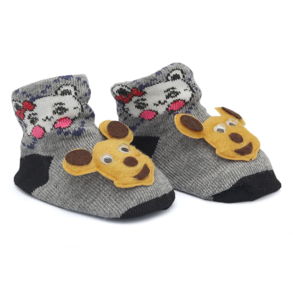 Cartier's Booties Nets - Mustard, Kids, NB Shoes And Socks, Chase Value, Chase Value