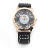 Men's Skeleton Strap Watch - Black & Golden, Men, Watches, Chase Value, Chase Value
