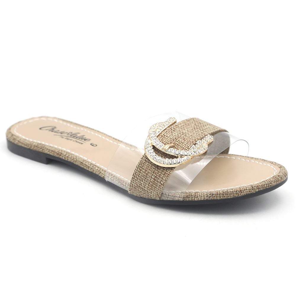 Women's Slippers FT-0019 - Brown, Women, Slippers, Chase Value, Chase Value