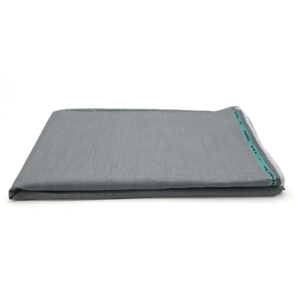 Men's Mashriq Guzel Un-Stitched Suit - Light Grey, Men, Unstitched Fabric, Chase Value, Chase Value