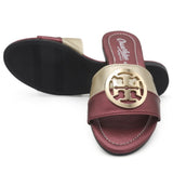 Women's Slippers FT-0020 - Maroon, Women, Slippers, Chase Value, Chase Value