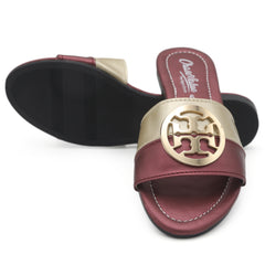 Women's Slippers FT-0020 - Maroon, Women, Slippers, Chase Value, Chase Value