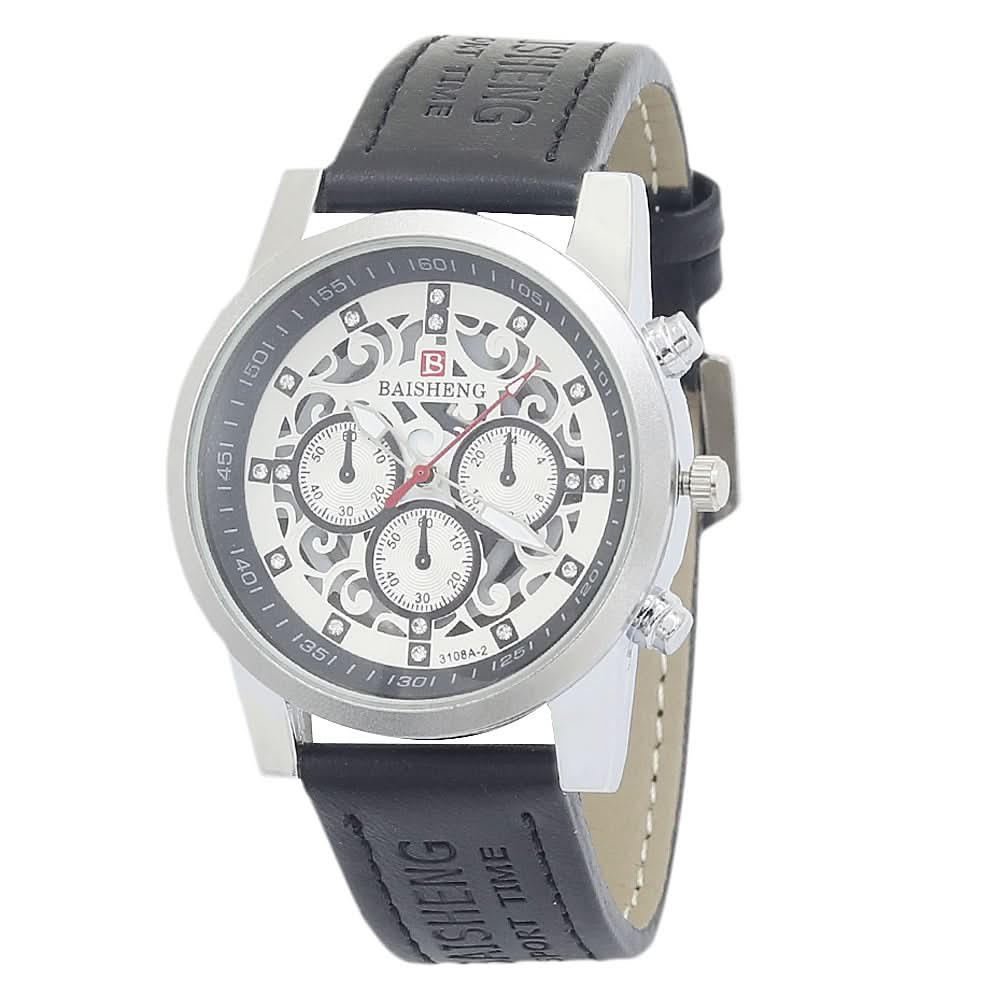 Men's Bashing Watch - Black Silver, Men, Watches, Chase Value, Chase Value