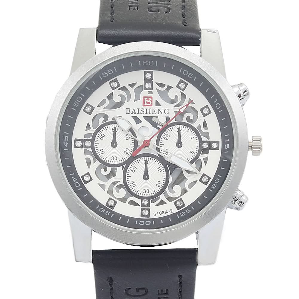 Men's Bashing Watch - Black Silver, Men, Watches, Chase Value, Chase Value