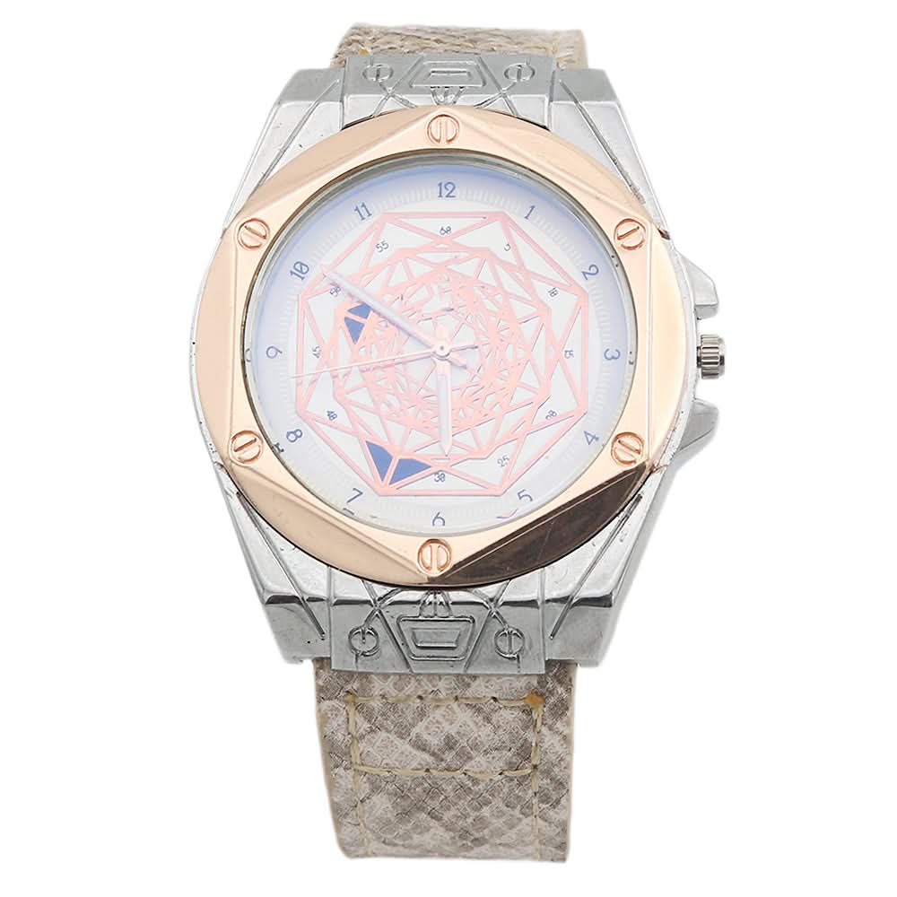 Men's Analog Strap Watch - Fawn & Silver, Men, Watches, Chase Value, Chase Value