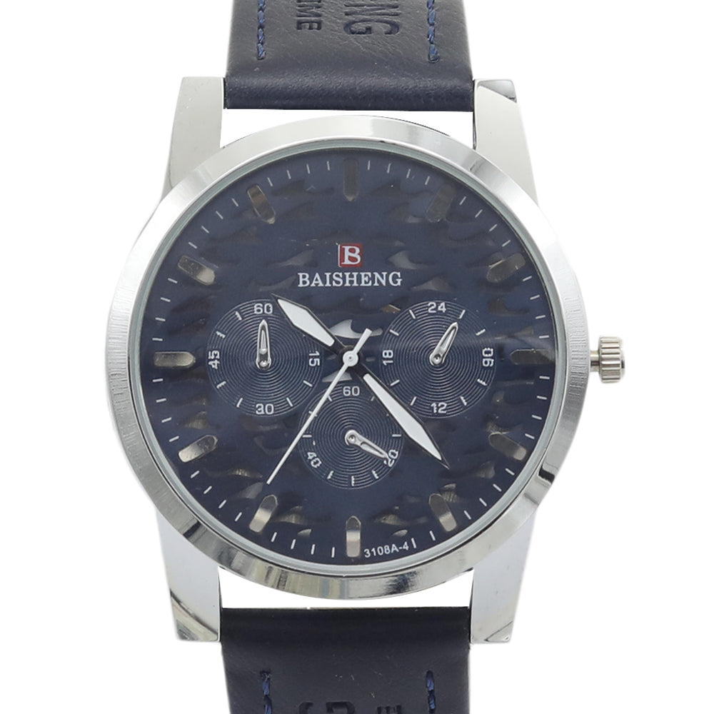 Men's Bashing Watch - Navy Blue Silver, Men, Watches, Chase Value, Chase Value
