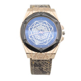 Men's Analog Strap Watch - Beige & Golden, Men, Watches, Chase Value, Chase Value