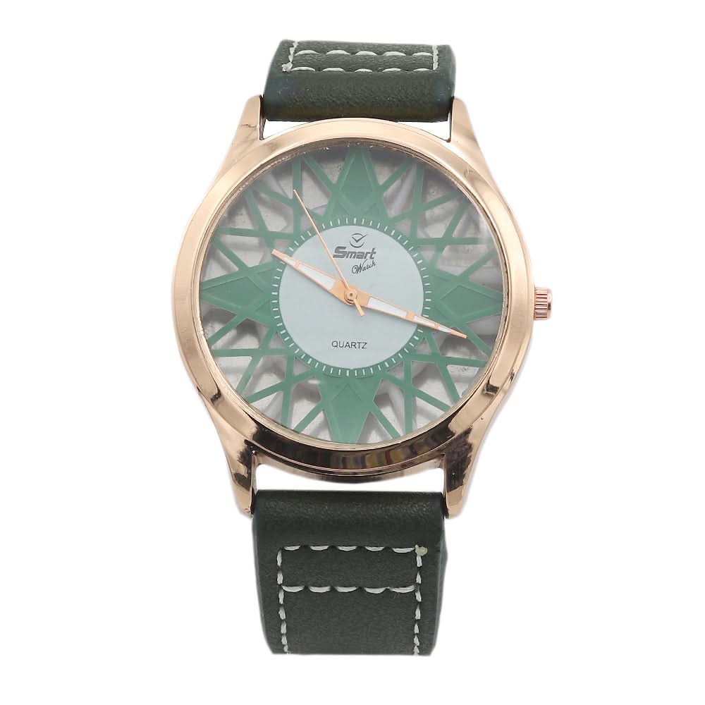 Men's Skeleton Strap Watch - Green, Men, Watches, Chase Value, Chase Value