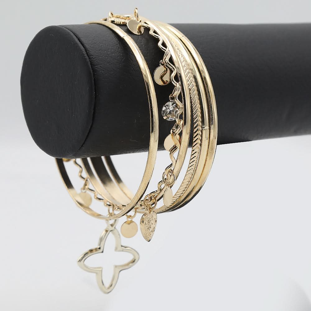 Women's Bangles - Golden, Women, Bangles & Bracelets, Chase Value, Chase Value