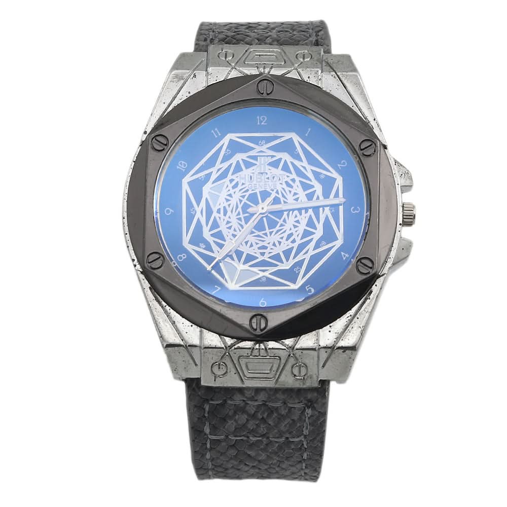 Men's Analog Strap Watch - Black & Silver, Men, Watches, Chase Value, Chase Value