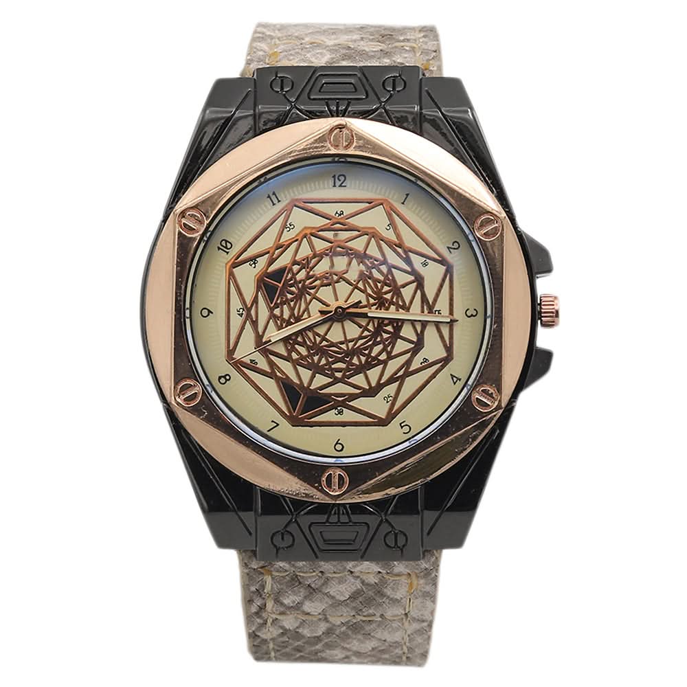 Men's Analog Strap Watch - Fawn & Black, Men, Watches, Chase Value, Chase Value