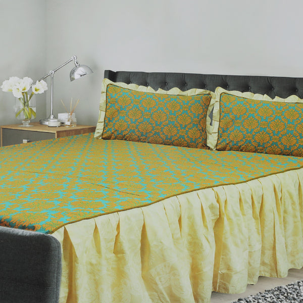 Double Side Frill Bedsheet, Home & Lifestyle, Double Bed Sheet, Chase Value, Chase Value