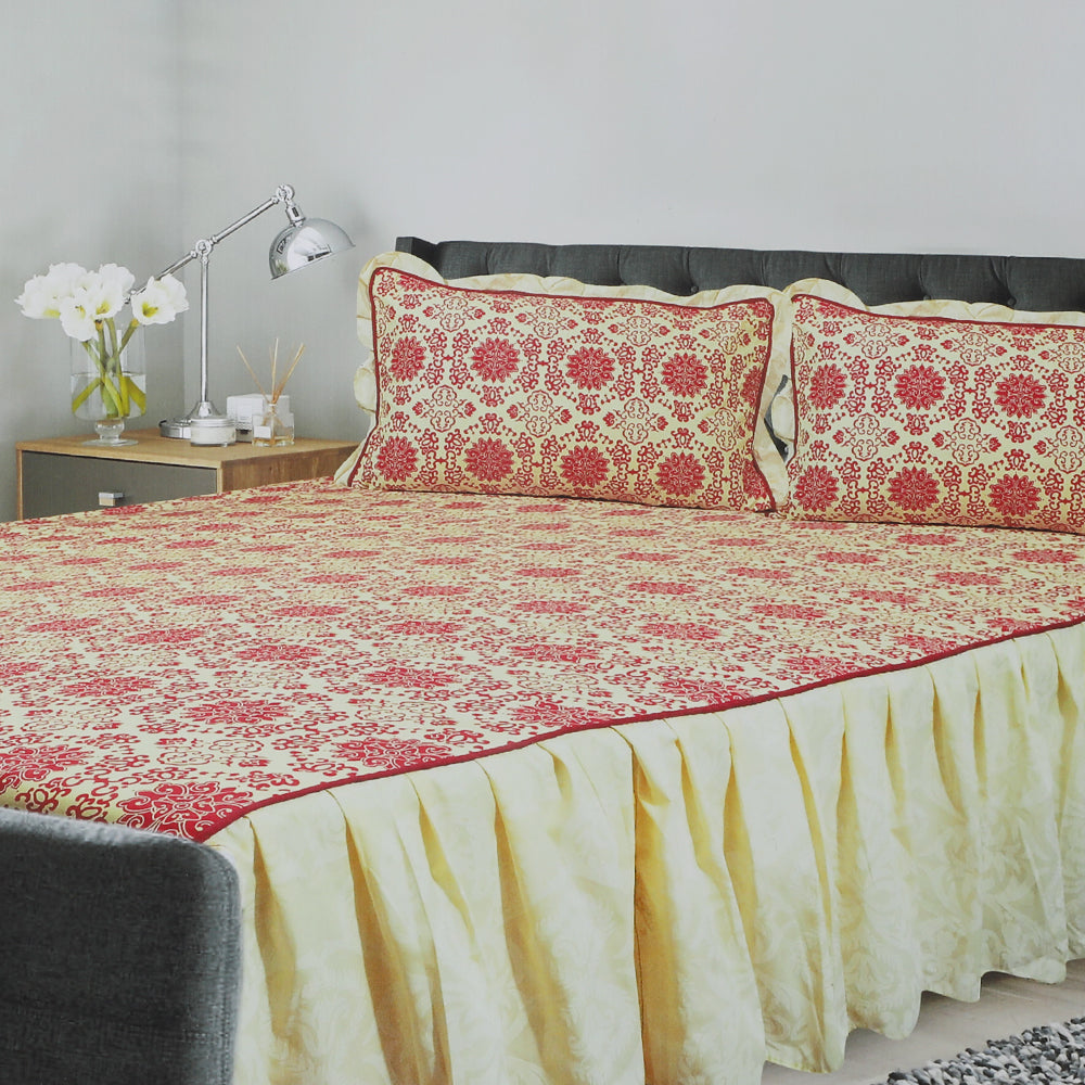 Double Side Frill Bedsheet, Home & Lifestyle, Double Bed Sheet, Chase Value, Chase Value