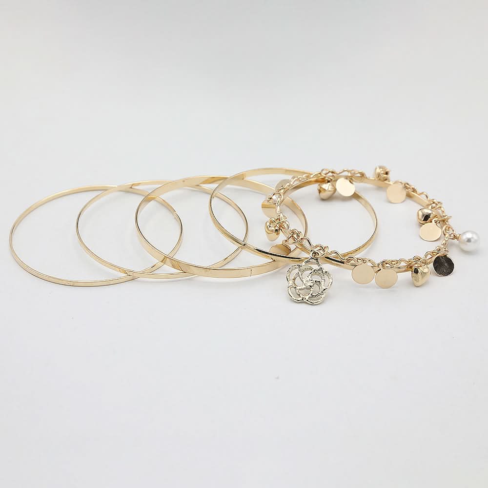 Women's Bangles - Golden, Women, Bangles & Bracelets, Chase Value, Chase Value
