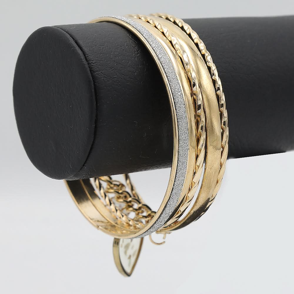 Women's Bangle - Golden, Women, Bangles & Bracelets, Chase Value, Chase Value
