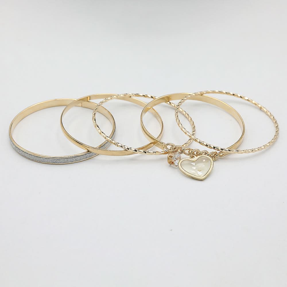 Women's Bangle - Golden, Women, Bangles & Bracelets, Chase Value, Chase Value