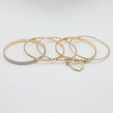 Women's Bangle - Golden, Women, Bangles & Bracelets, Chase Value, Chase Value