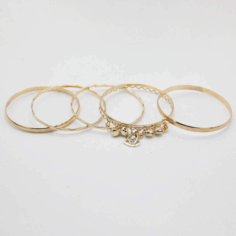 Women's Bangles - Golden, Women, Bangles & Bracelets, Chase Value, Chase Value