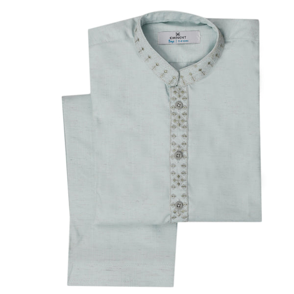 Boys Eminent Embroidered Shalwar Suit - Light Blue, Boys Shalwar Kameez, Eminent, Chase Value