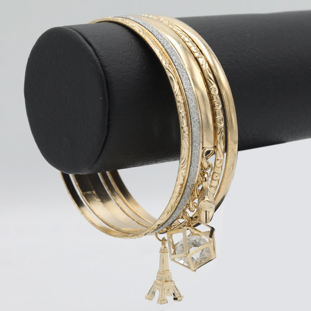 Women's Bangle - Golden, Women, Bangles & Bracelets, Chase Value, Chase Value