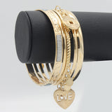 Women's Bangle - Golden, Women, Bangles & Bracelets, Chase Value, Chase Value