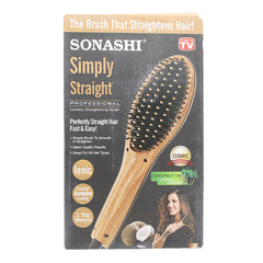 SHS-2069 Brush Straightener Sonashi, Home & Lifestyle, Straightener And Curler, Chase Value, Chase Value