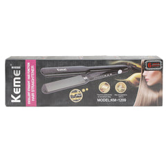 Straightener Kemei - KM-1209, Home & Lifestyle, Straightener And Curler, Beauty & Personal Care, Hair Styling, Kemei, Chase Value