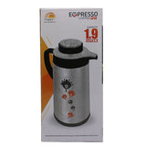 Happy Expresso Coffee Pot 1.9Ltr - Silver, Home & Lifestyle, Serving And Dining, Chase Value, Chase Value