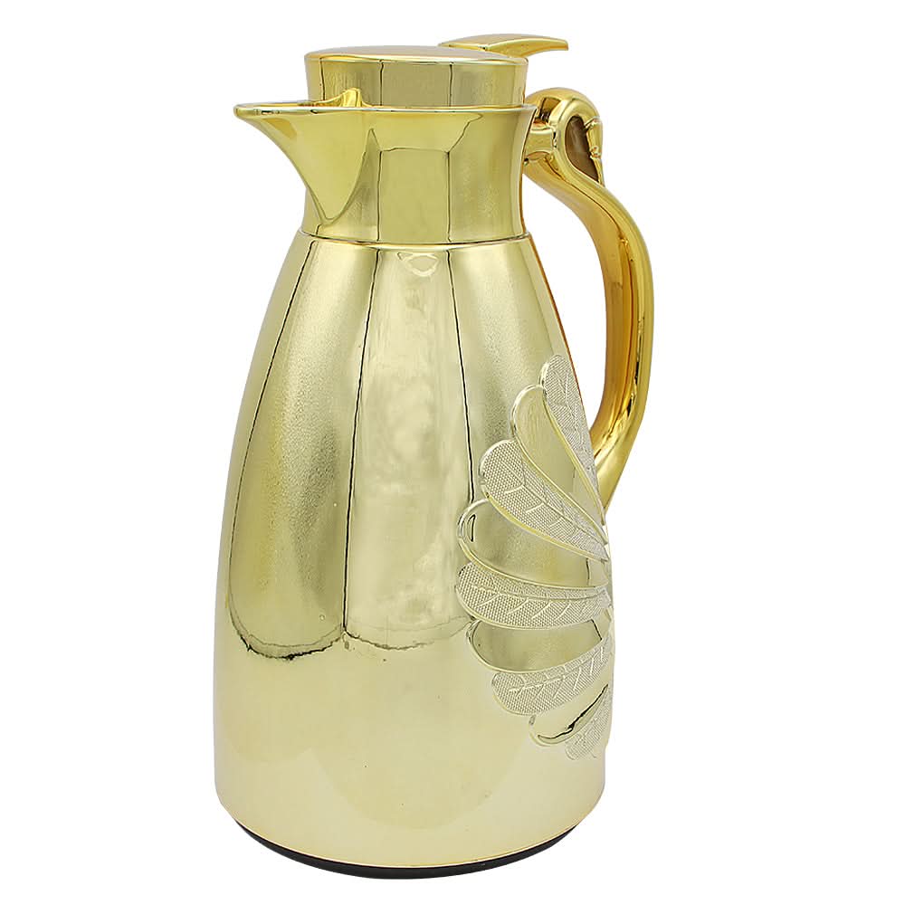 Happy Hi-Class Gold Coffee Pot 1Ltr, Home & Lifestyle, Glassware & Drinkware, Chase Value, Chase Value