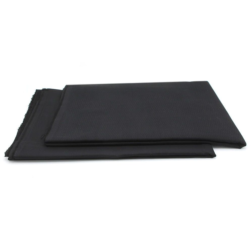 Men's Nafes Un-Stitched Suit - Black, Men, Unstitched Fabric, Chase Value, Chase Value