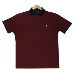 Men's Yarn Dyed Half Sleeves Polo T-Shirt - E, Men, T-Shirts And Polos, Chase Value, Chase Value