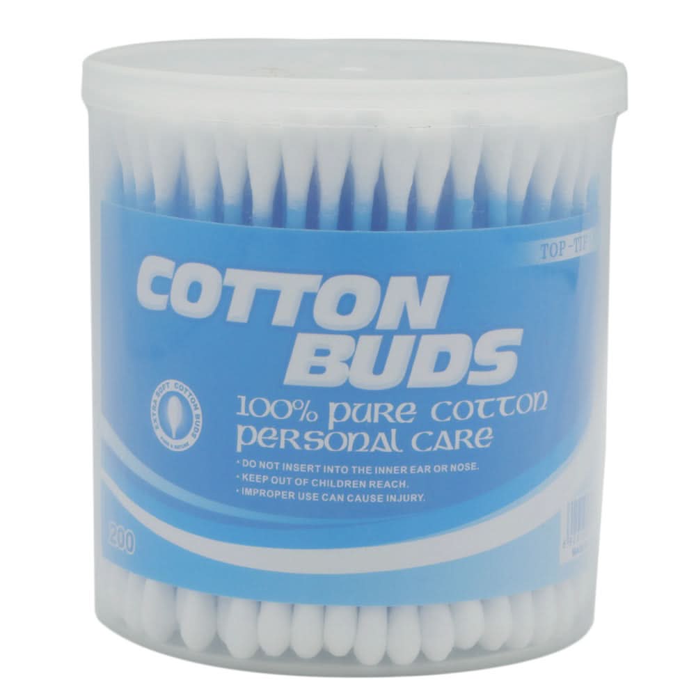 Cotton Buds 200Pcs - Blue, Beauty & Personal Care, Health & Hygiene, Chase Value, Chase Value