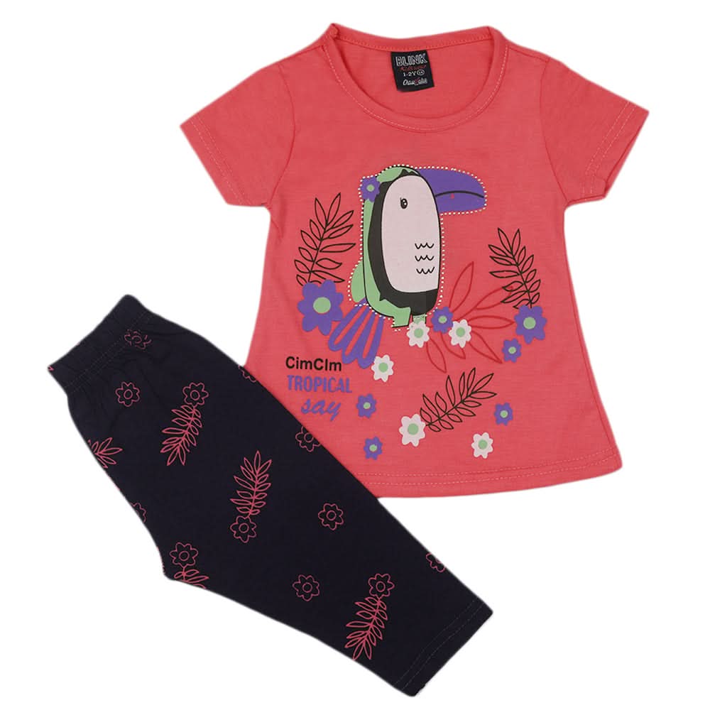 Girls Pajama Suit - Pink, Kids, Girls Sets And Suits, Chase Value, Chase Value