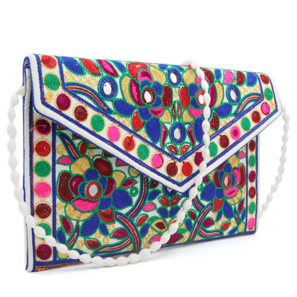 Women's Fancy Clutch 06-2 Flower - Multi, Women, Clutches, Chase Value, Chase Value
