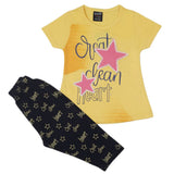 Girls Pajama Suit - Yellow, Kids, Girls Sets And Suits, Chase Value, Chase Value