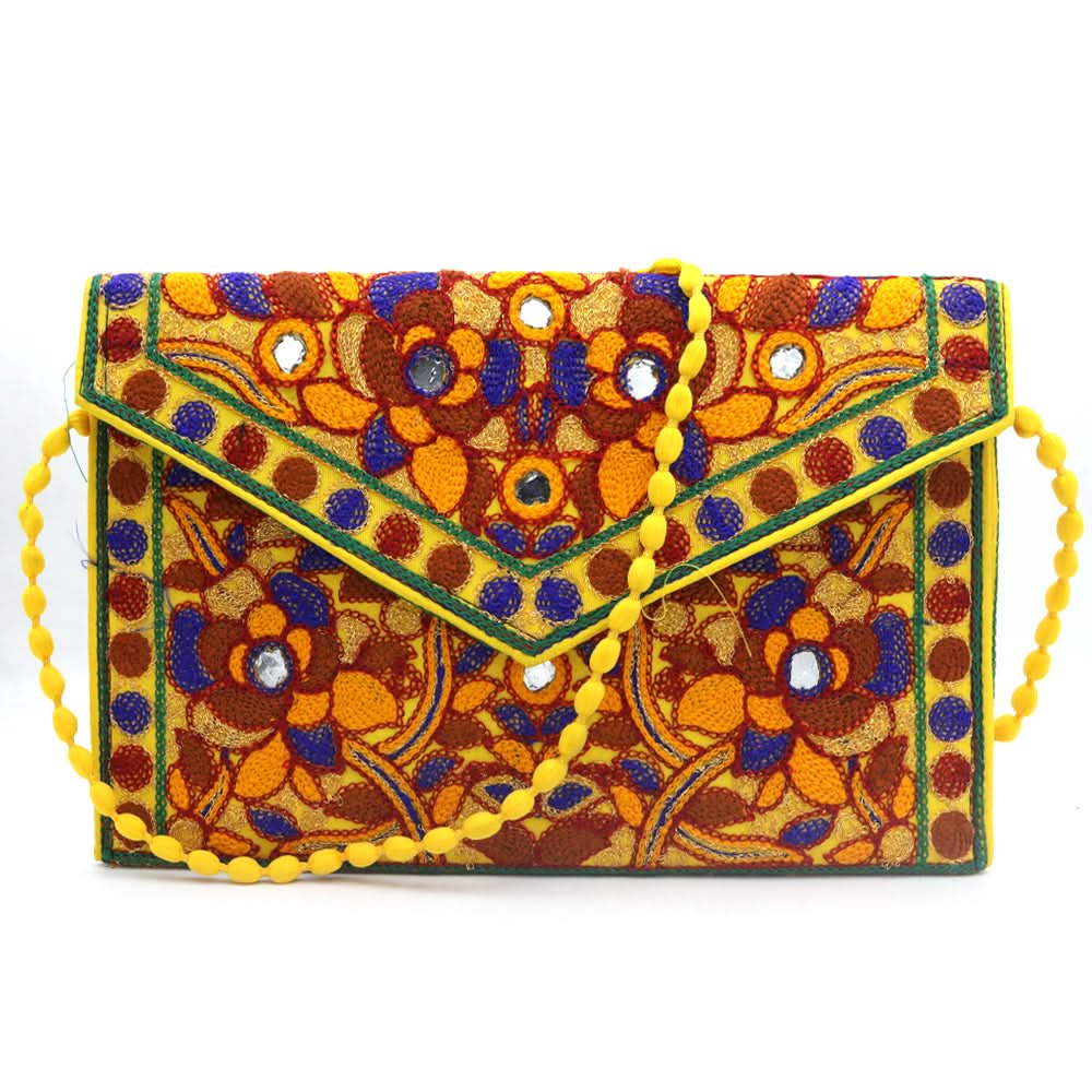 Women's Fancy Clutch 06-2 Flower - Multi, Women, Clutches, Chase Value, Chase Value