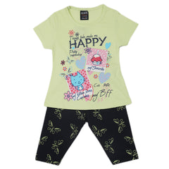 Girls Pajama Suit - Light Green, Kids, Girls Sets And Suits, Chase Value, Chase Value