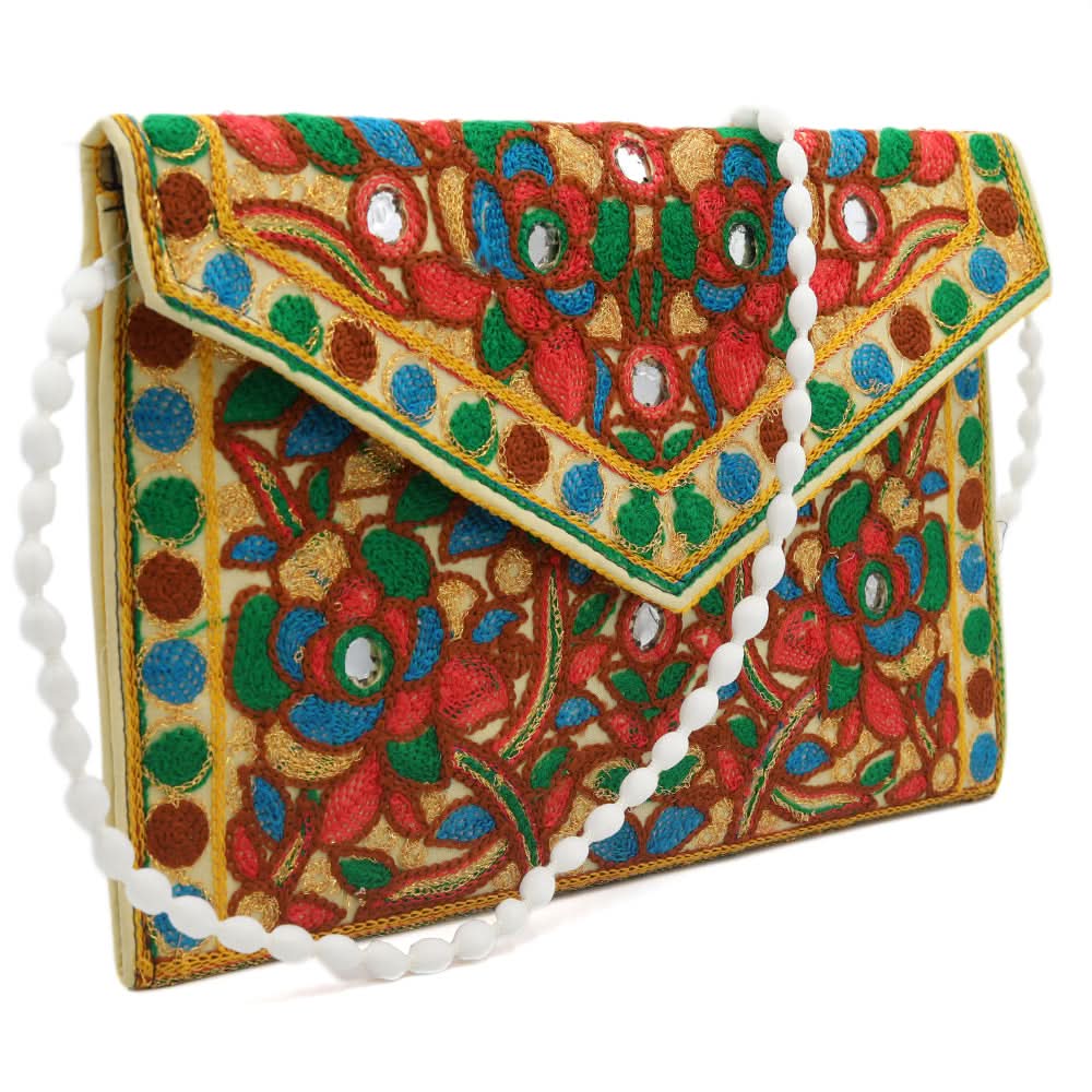 Women's Fancy Clutch 06-2 Flower - Multi, Women, Clutches, Chase Value, Chase Value