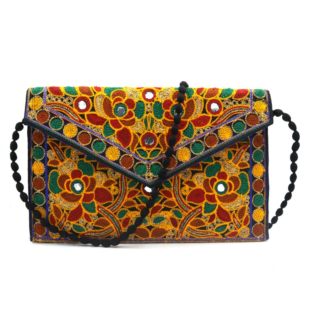 Women's Fancy Clutch 06-2 Flower - Multi, Women, Clutches, Chase Value, Chase Value