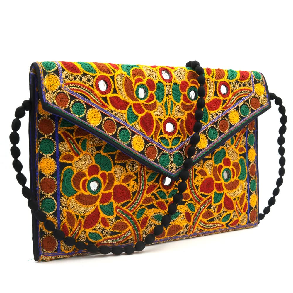 Women's Fancy Clutch 06-2 Flower - Multi, Women, Clutches, Chase Value, Chase Value