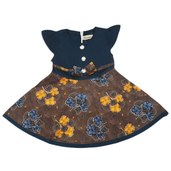Girls Frock - Navy Blue, Girls Frocks, Chase Value, Chase Value