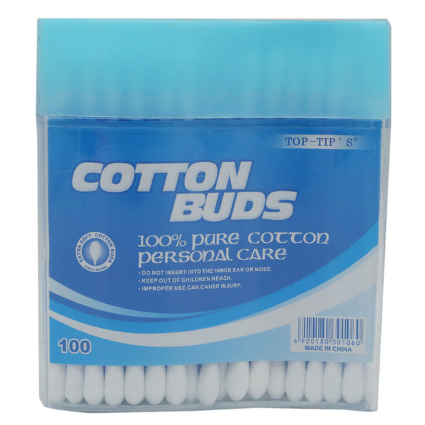 Cotton Buds 100Pcs - Blue, Beauty & Personal Care, Health & Hygiene, Chase Value, Chase Value