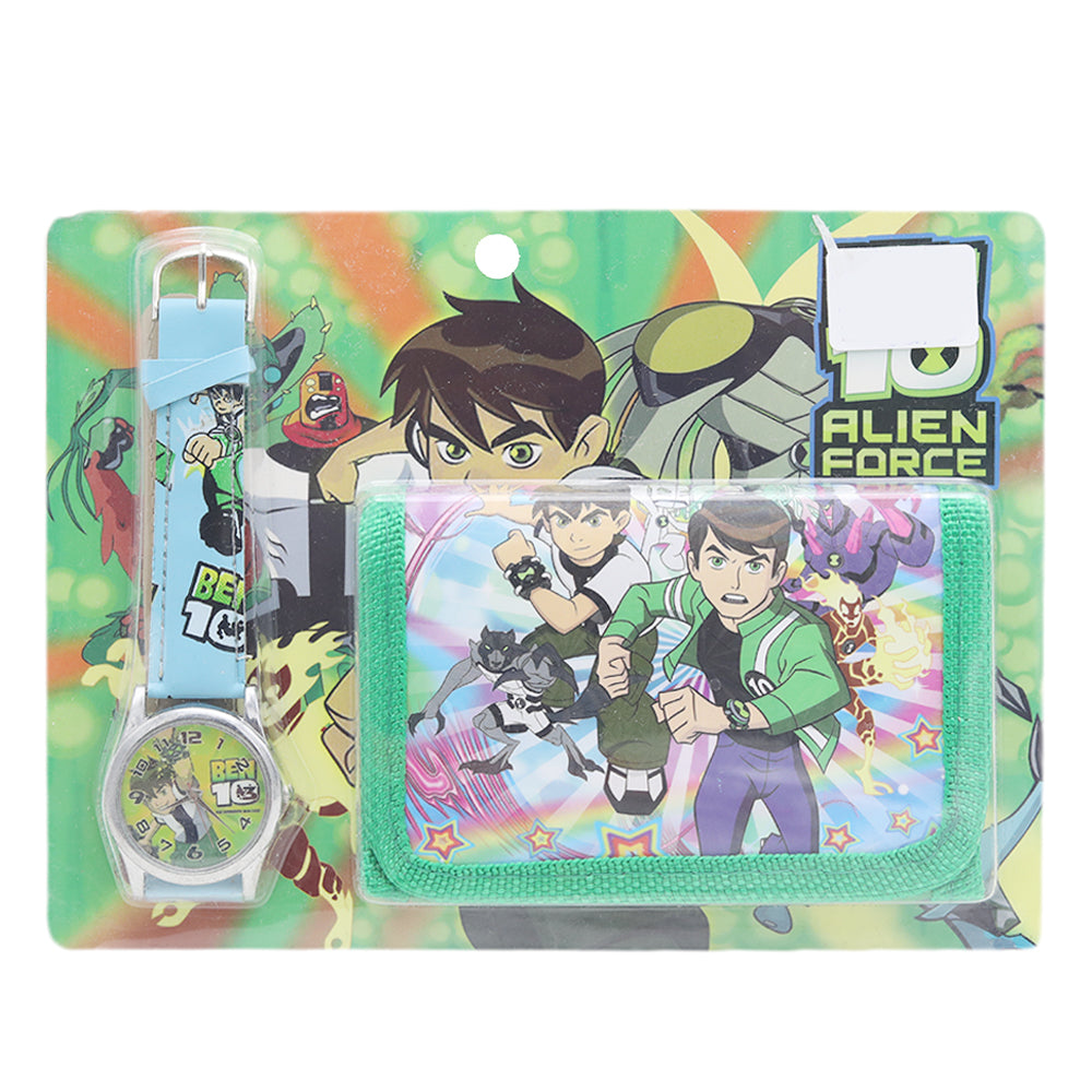 Kids Watch & Wallet - Ben-10, Kids, Boys Watches, Chase Value, Chase Value