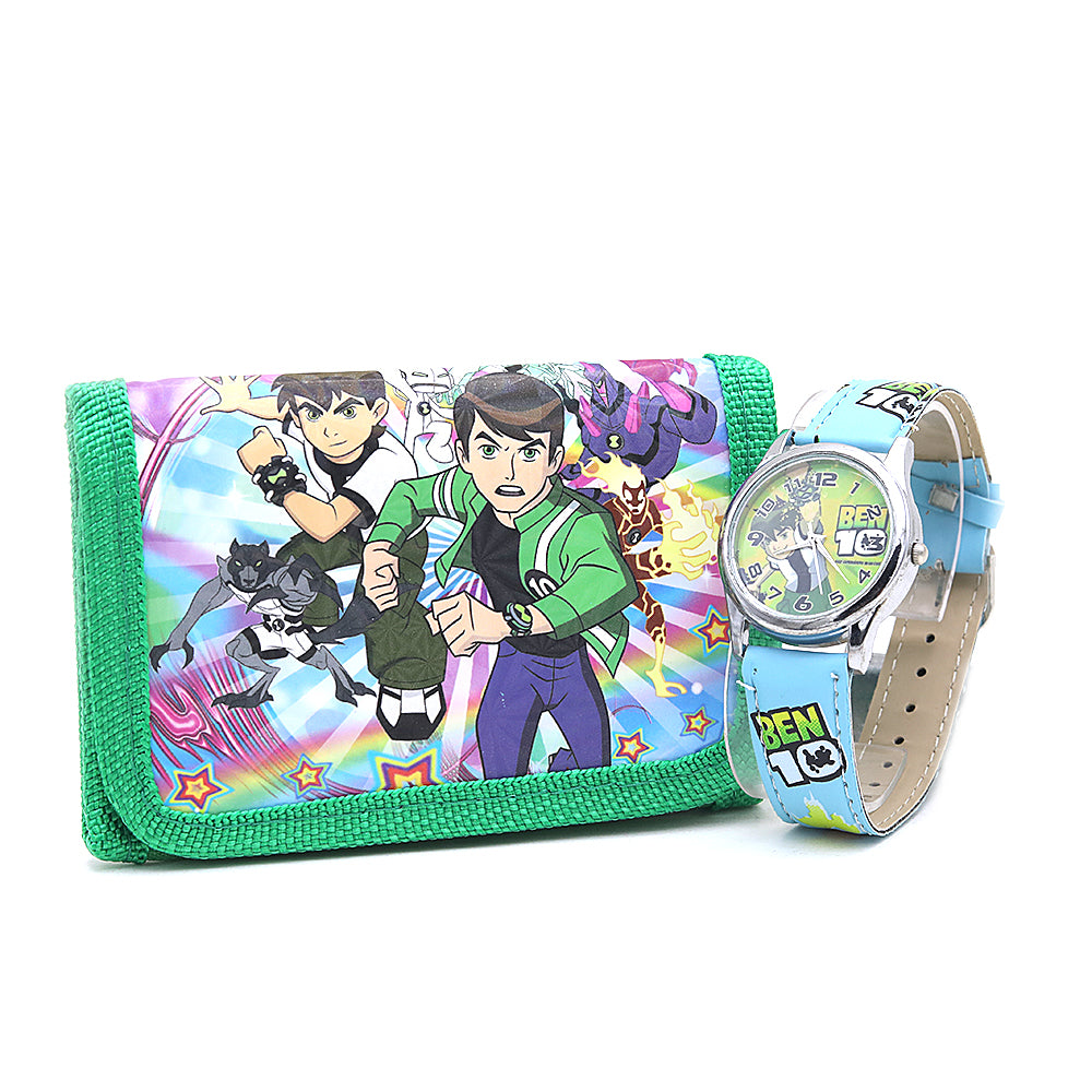 Kids Watch & Wallet - Ben-10, Kids, Boys Watches, Chase Value, Chase Value