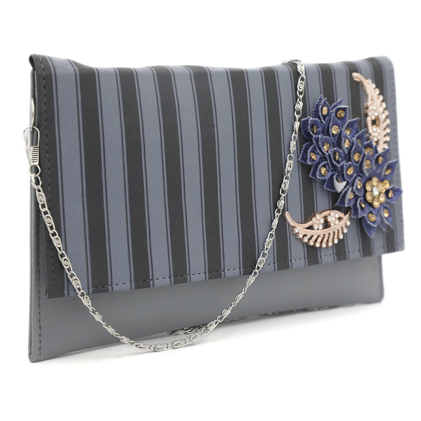 Women's Clutch K-2099 - Grey, Women, Clutches, Chase Value, Chase Value