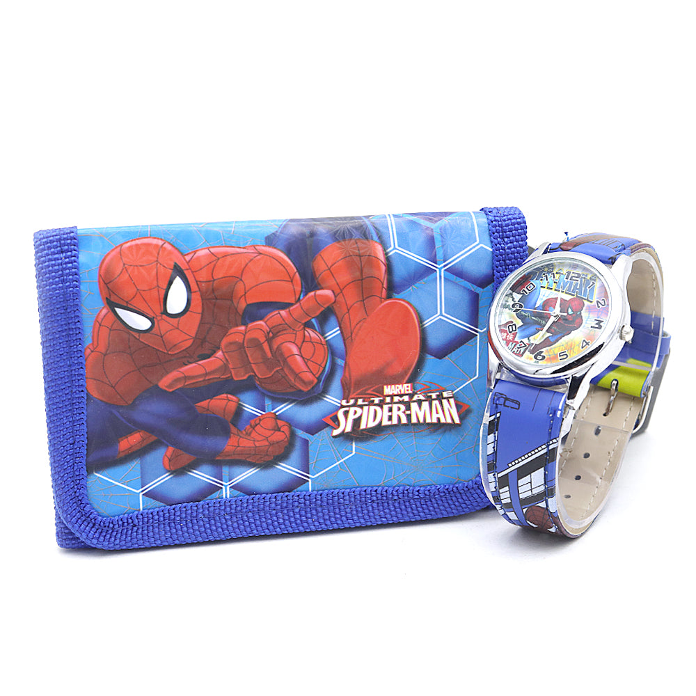 Kids Watch & Wallet - Spider Man, Kids, Boys Watches, Chase Value, Chase Value